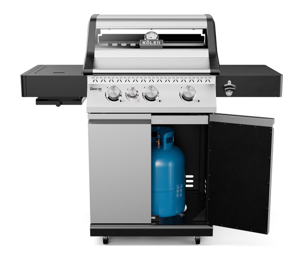 KOLER Grill ogrodowy COMPACT PRO srebrny - 1529496 - zdjęcie 2